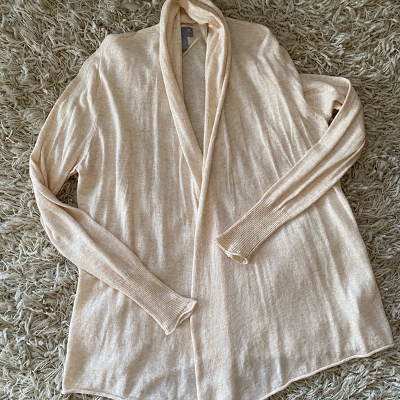 Jcp womens sweater cardigan wool blend Open front M - Picture 12 of 12